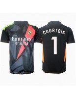 Moške Nogometnih dresov Real Madrid Thibaut Courtois #1 Vratar Gostujoči 2024-25 Kratki rokavi